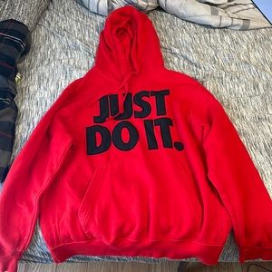 Men’s Nike red hoodie